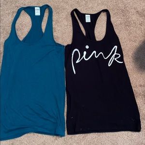 Pink tank tops